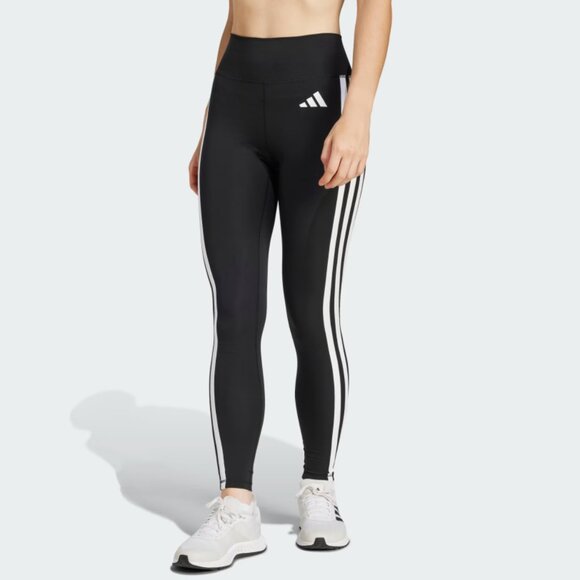 adidas Pants - Optime Essentials 3-Stripes 7/8 Leggings
